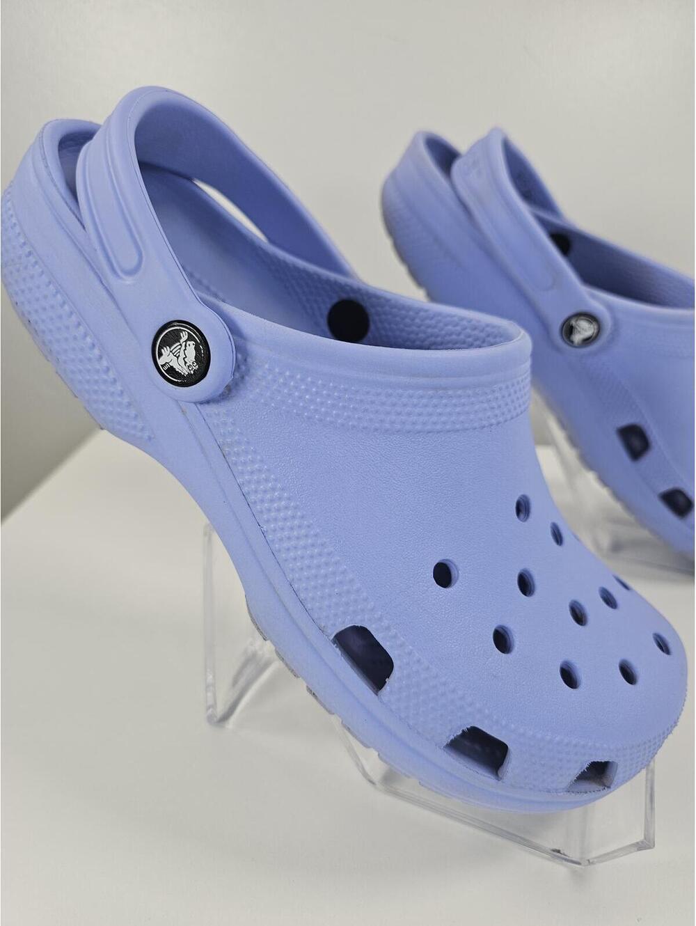 Crocs Lilac Classic Clog Slides - Picture 3 of 13